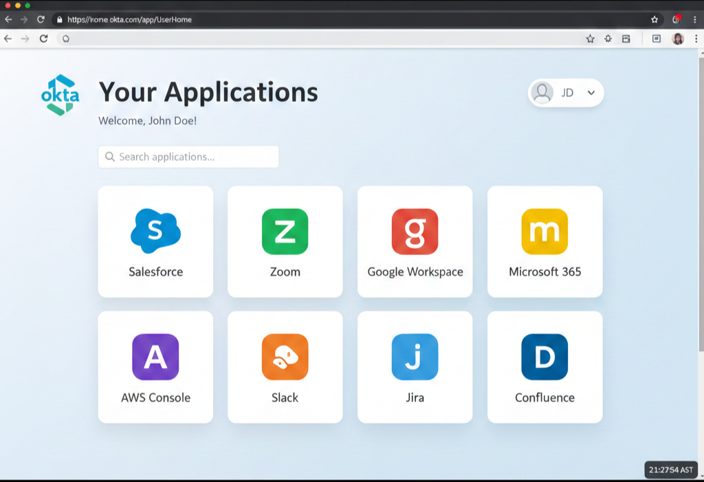 Single Sign-On process flow diagram
